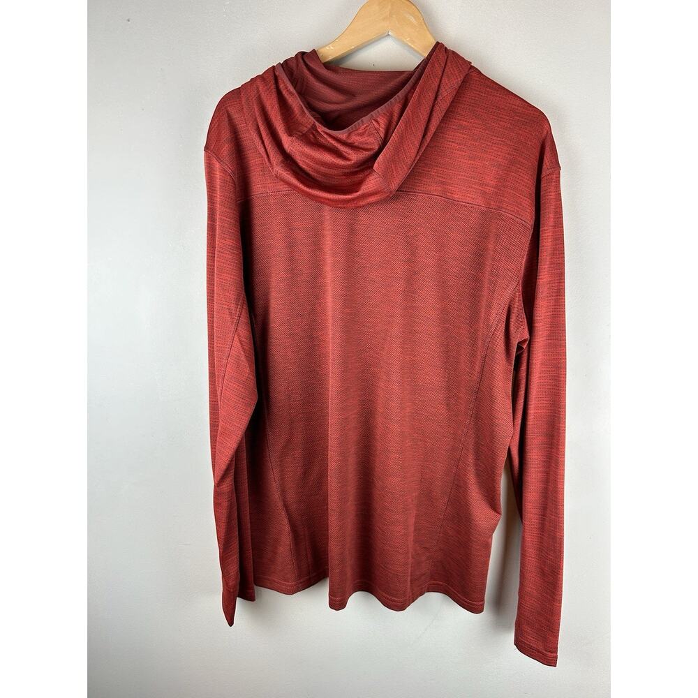 Kuhl Hoodie Mens XL Red Engineered Hoody Lightweight Performance Pullover - Picture 3 of 10